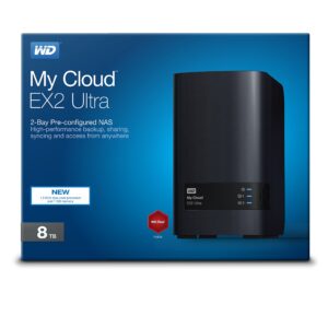 WD My Cloud 8 To EX2 Ultra, NAS à 2 baies