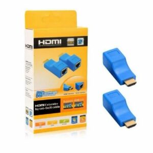 HDMI Extender, 30m à RJ45 Câble réseau Extender Convertisseur Répéteur TX Émetteur RX Récepteur sur CAT-5e CAT6 pour HDPC 4K 2K