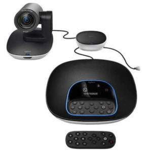 Logitech Group Conference Cam – Visioconférence haut de gamme pour salles de taille moyenne à grande avec zoom HD 10x et résolution HD 1080p – 960-001057