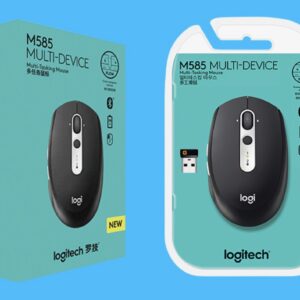 Logitech M585 souris RF Sans fil + Bluetooth Optique 1000 DPI Droitier - Souris (Droitier, Optique, RF Sans fil + Bluetooth, 1000 DPI, Graphite, Argent)