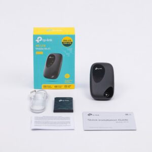 TP-Link Routeur Mobile 4G LTE Wi-Fi 300 Mbps (M7200): Débit 4G de 150 Mbps, Batterie Rechargeable 2000 mAh, 1 Port Micro USB, Déverrouillé compatible toute SIM , Noir, Hotspot 4G